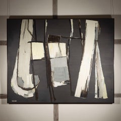 Painting, November, Oil on Board Painting by Robert Sadler, 1957