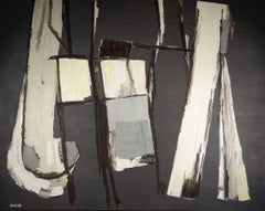 Painting, November, Oil on Board Painting by Robert Sadler, 1957