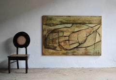 Robert Sadler, Yellow Composition, Oil On Board Painting, 1962