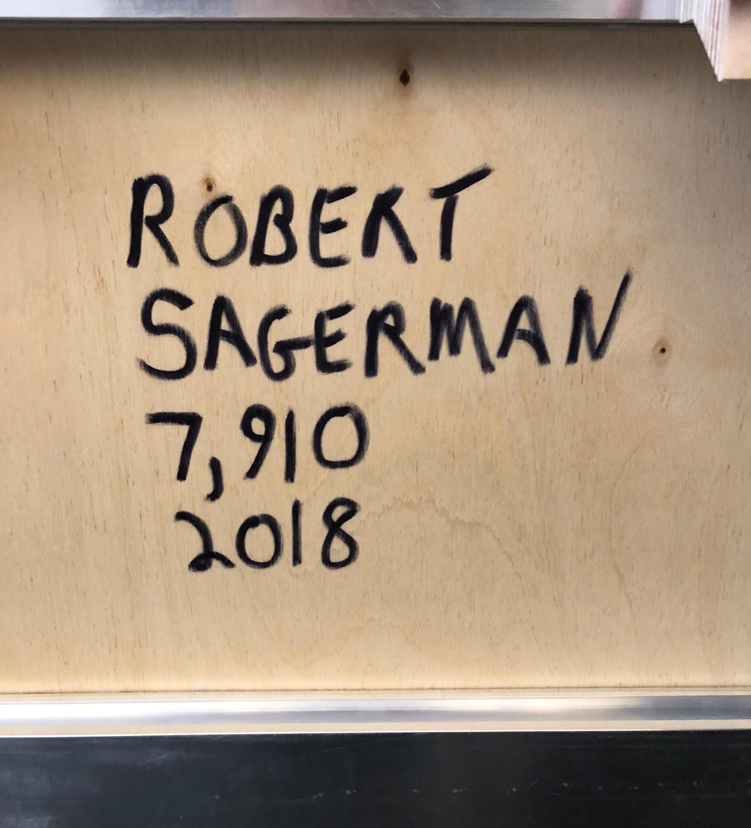 Merging painting, sculpture, and Jewish mysticism, Robert Sagerman approaches each one of his textured, abstract compositions as an act of devotion. He begins by creating his own rich mixtures of oil paint, which he squeezes in individual dabs