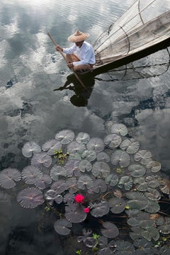 Fisherman, Floating Garden and Lotus Bloom