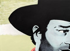 "A Man Ought to Do What's Right" Contemporary John Wayne Portrait Painting