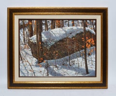 Realist Landscape of a Winter Forest by Robert Sarsony