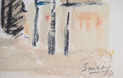 Paris : On the Way to Montmartre - Original Lithograph, Handsigned