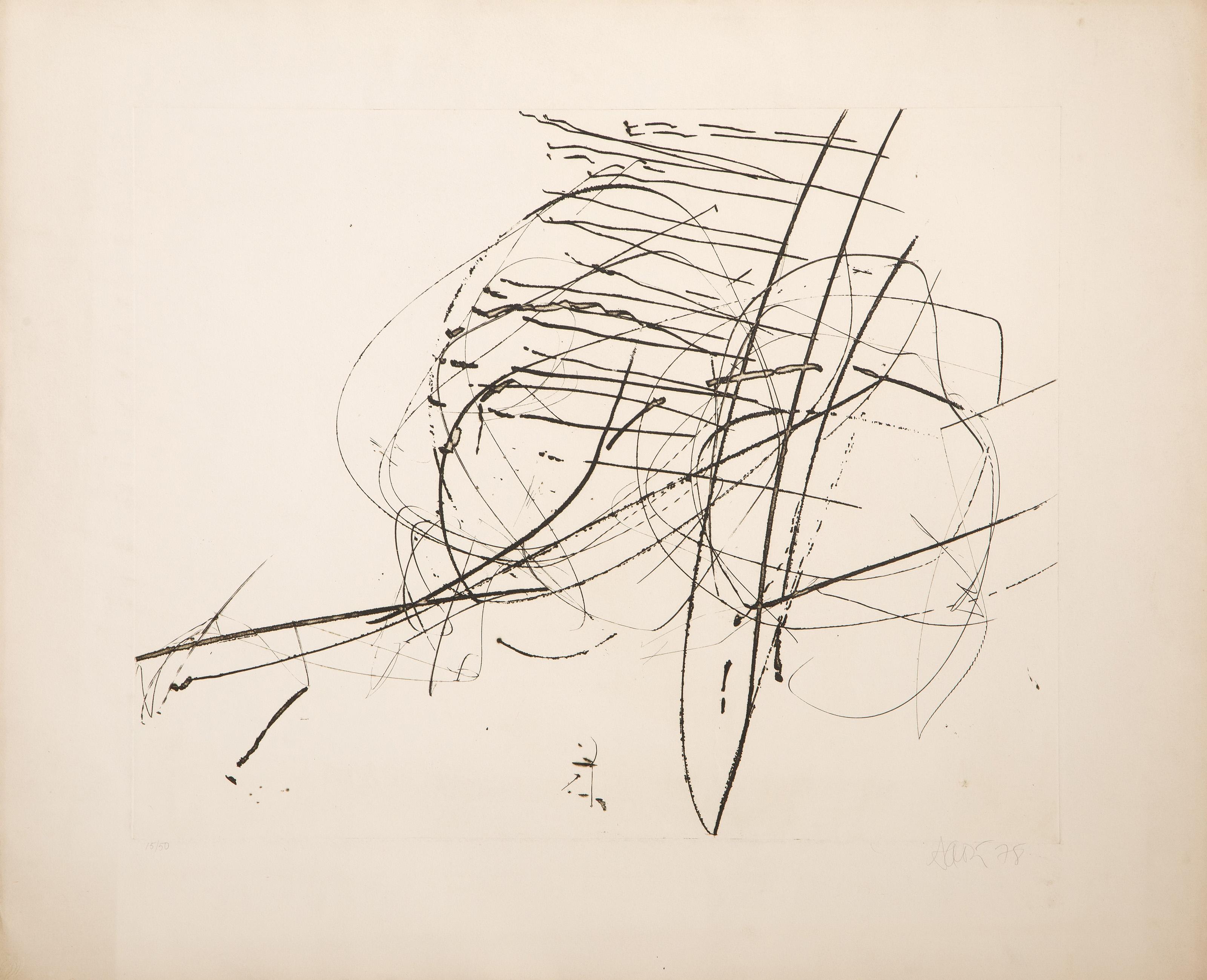Mouvement expressionniste abstrait de Robert Savoie en vente 1