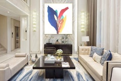 Blue, Gold, Black Rio De Colores', Original Abstract Painting, 2021