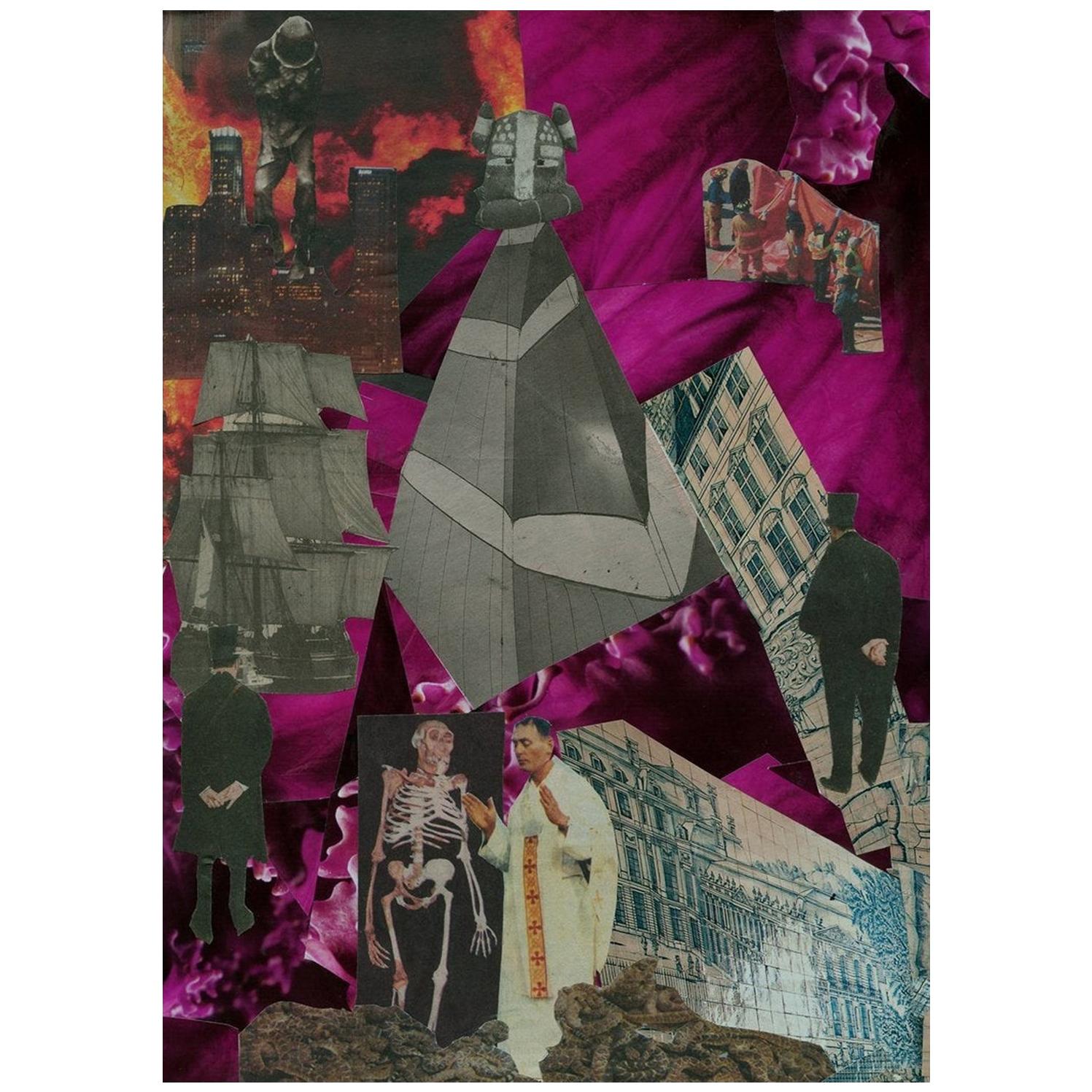 Robert Schwan Collage Jet Print, The Explanation For Sale