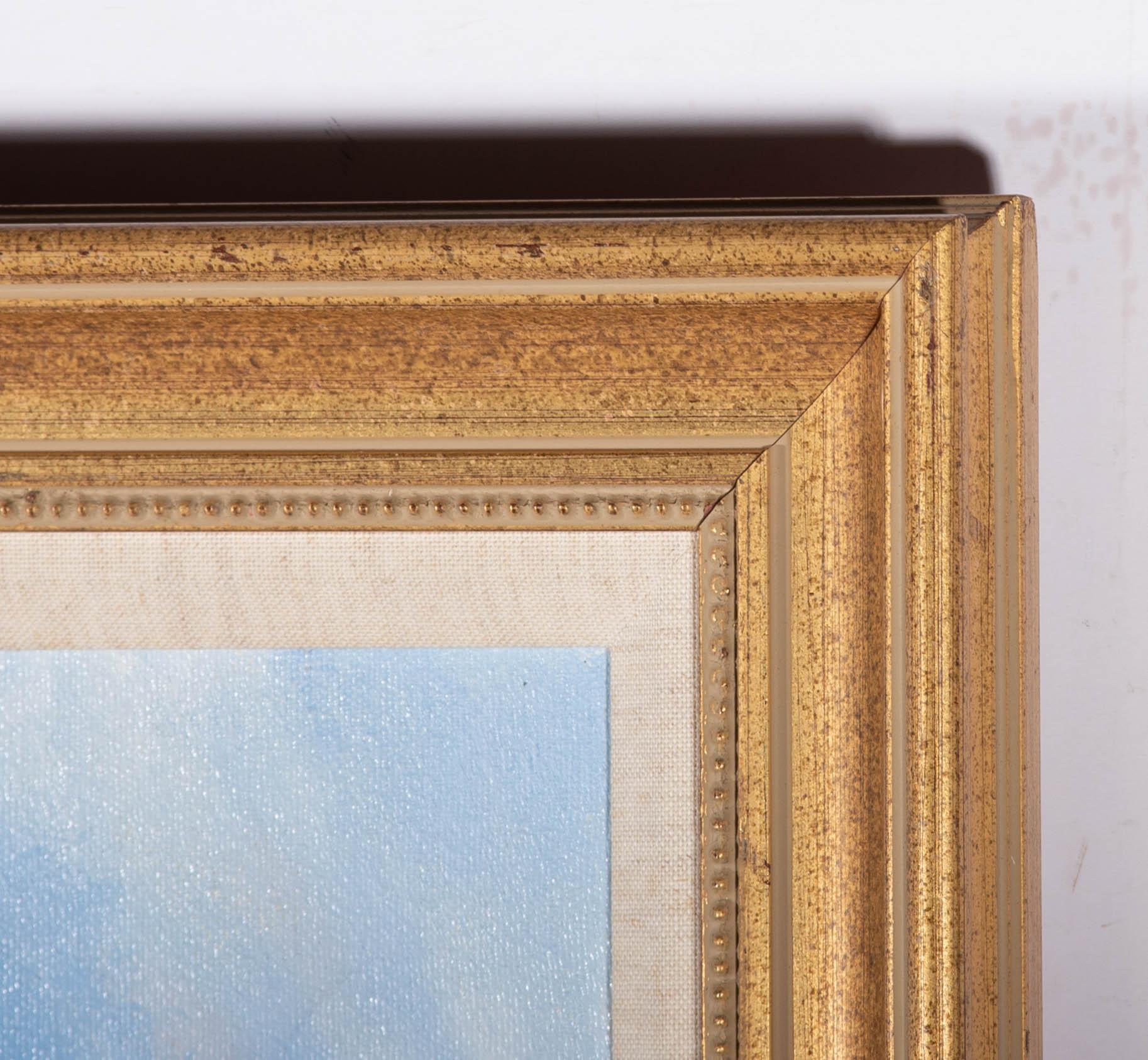 Robert Scott - Olio contemporaneo, Chiatte del Tamigi al Tower Bridge 4