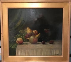 Robert Scott Duncanson (American 1822 - 1872); Still Life; oil on canvas