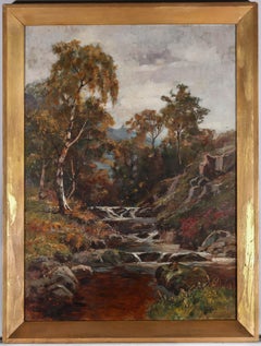 Robert Scott Temple (c.1850–1937) - Late 19th Century Oil, Highland River