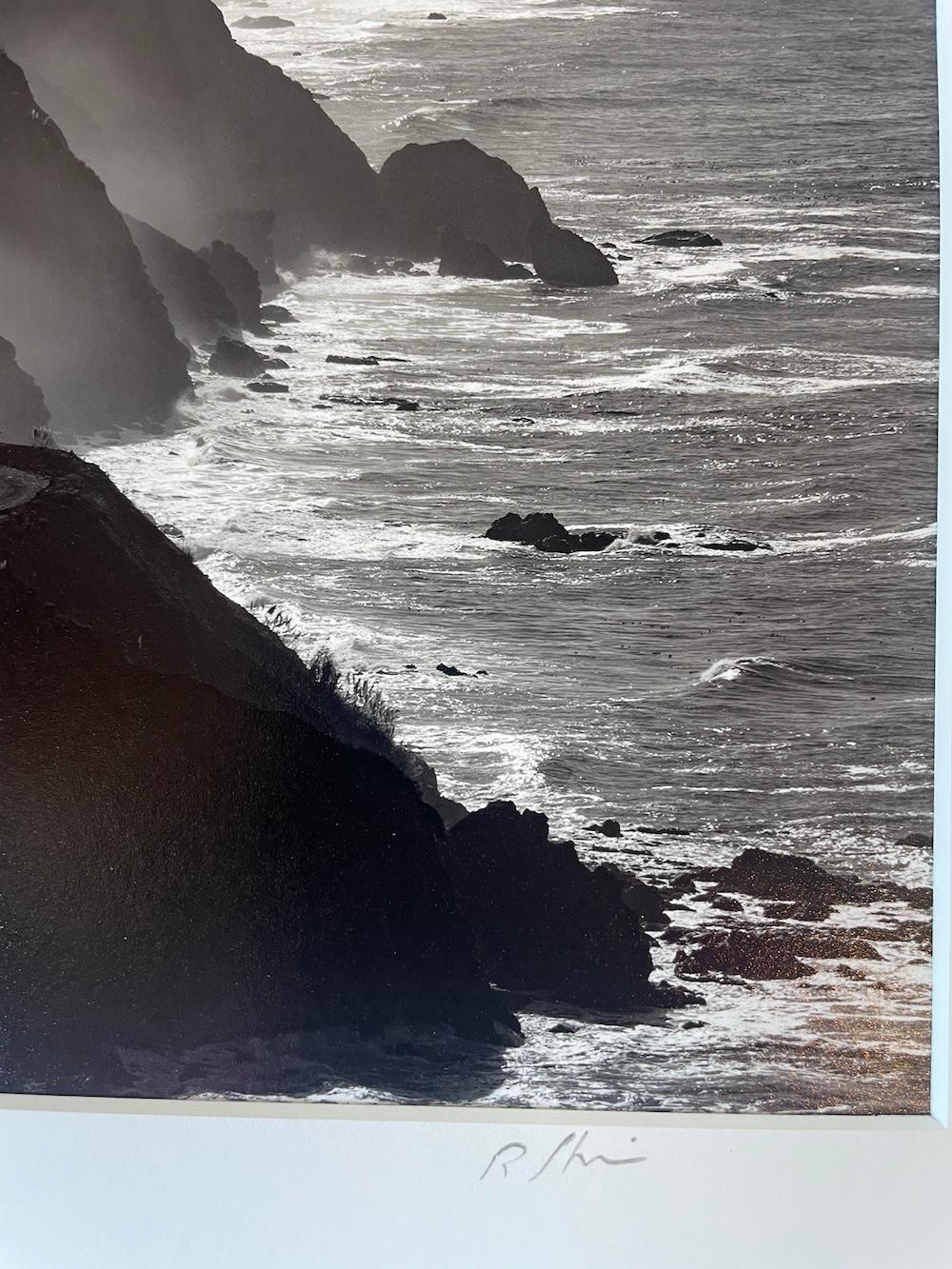 The Kost, Big Sur California Landscape Sweeping Waves Highway One - Photograph by Robert Shimmon