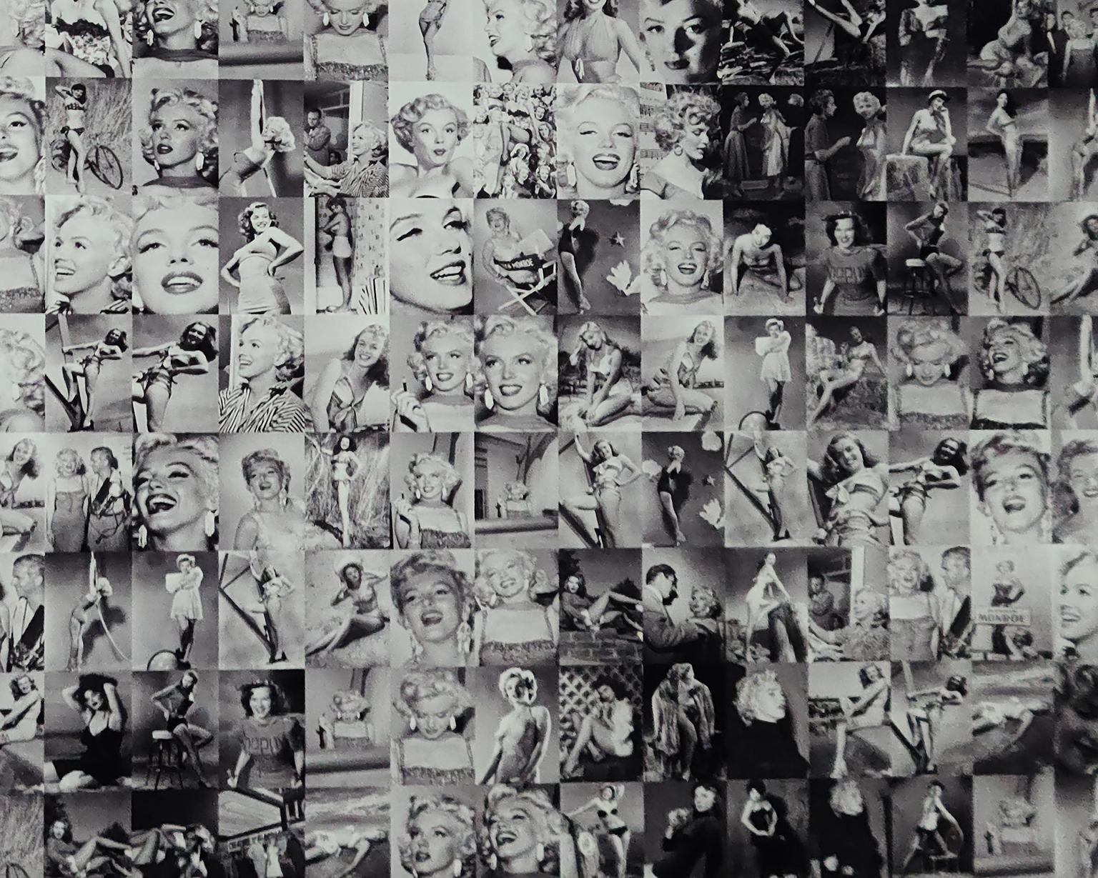 Fotomosaico clásico de Marilyn impreso en papel fotográfico por el artista Robert Silvers en venta 1