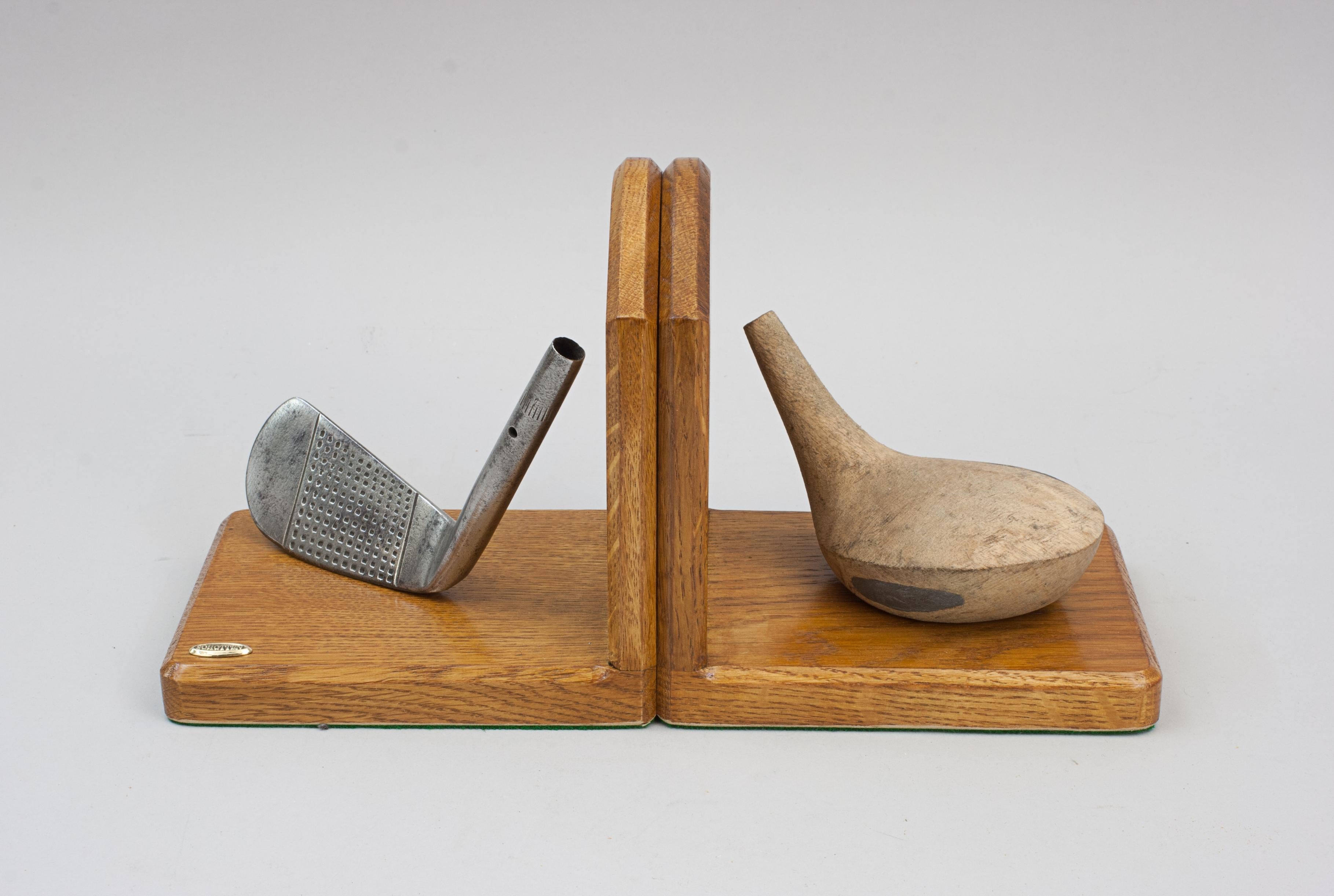 Robert Simpson Golf Bookends For Sale 1