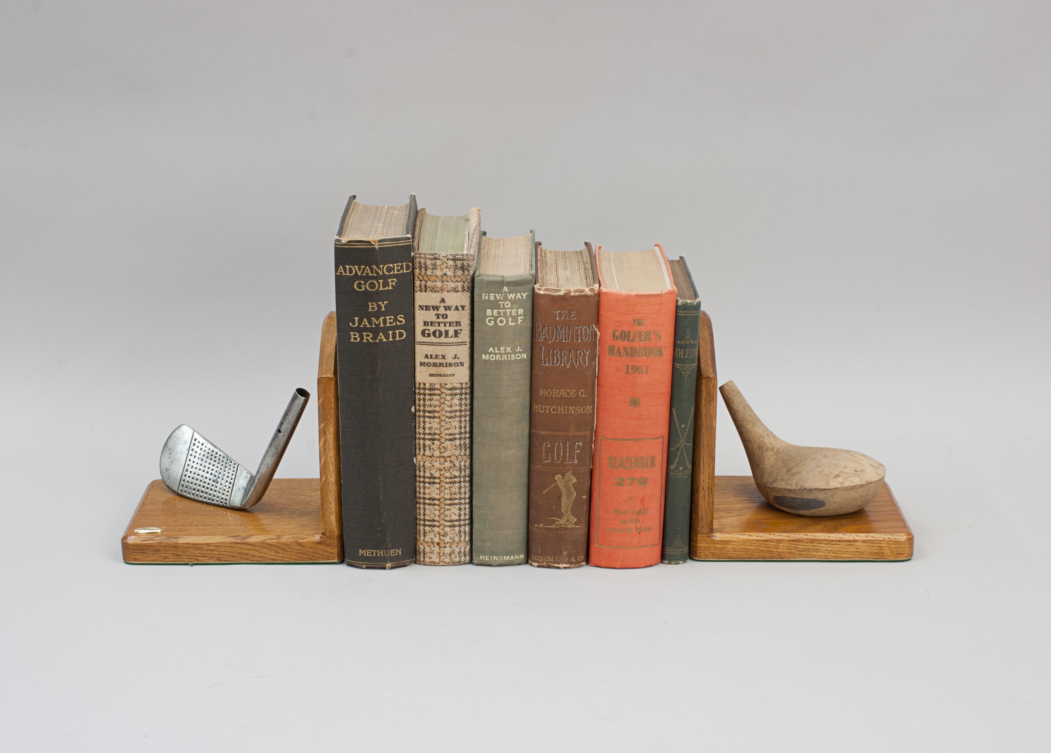 Robert Simpson Golf Bookends For Sale 3