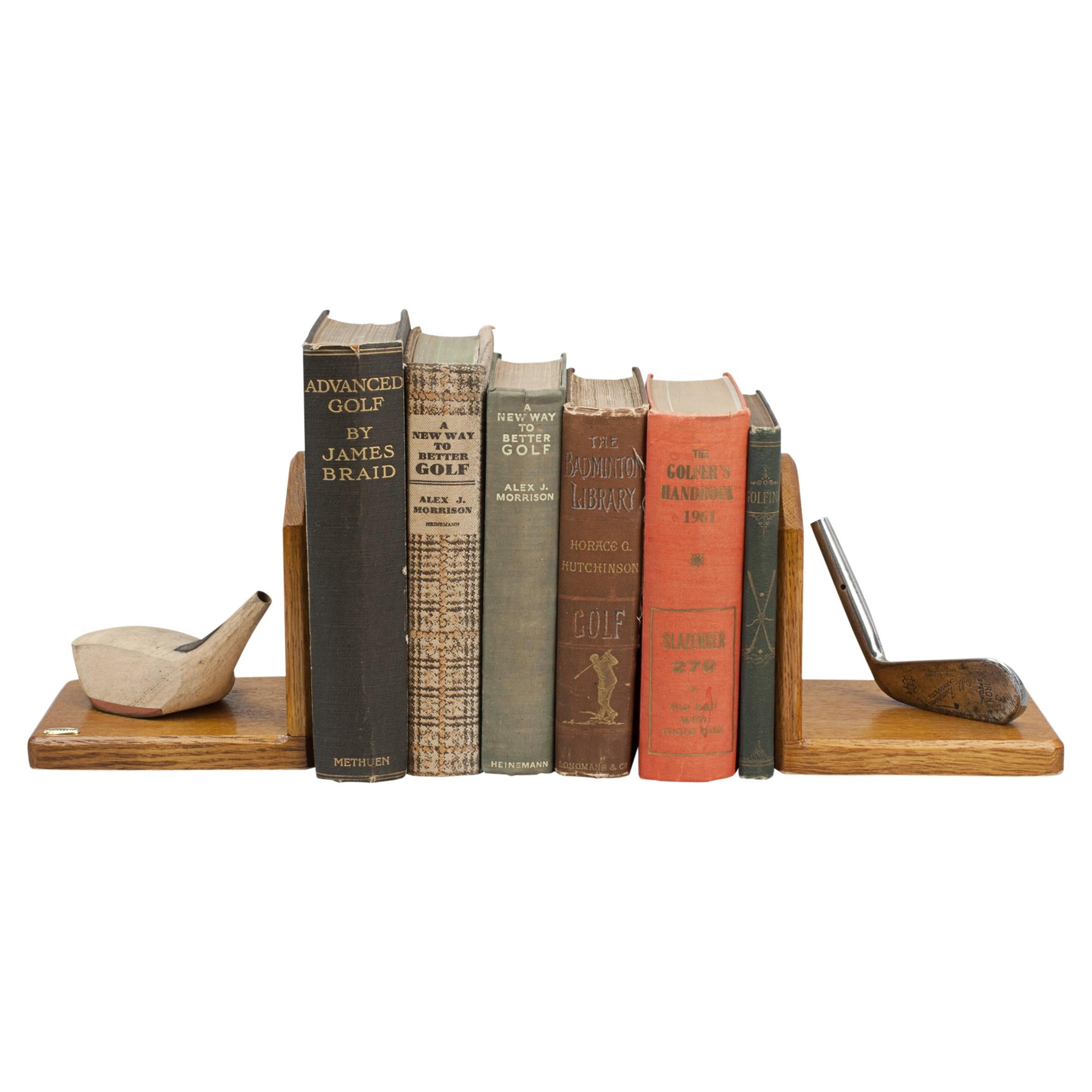 Robert Simpson Golf Bookends For Sale at 1stDibs