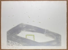 Artista americano "Last Spring" 1972 incisione litografica originale firmata