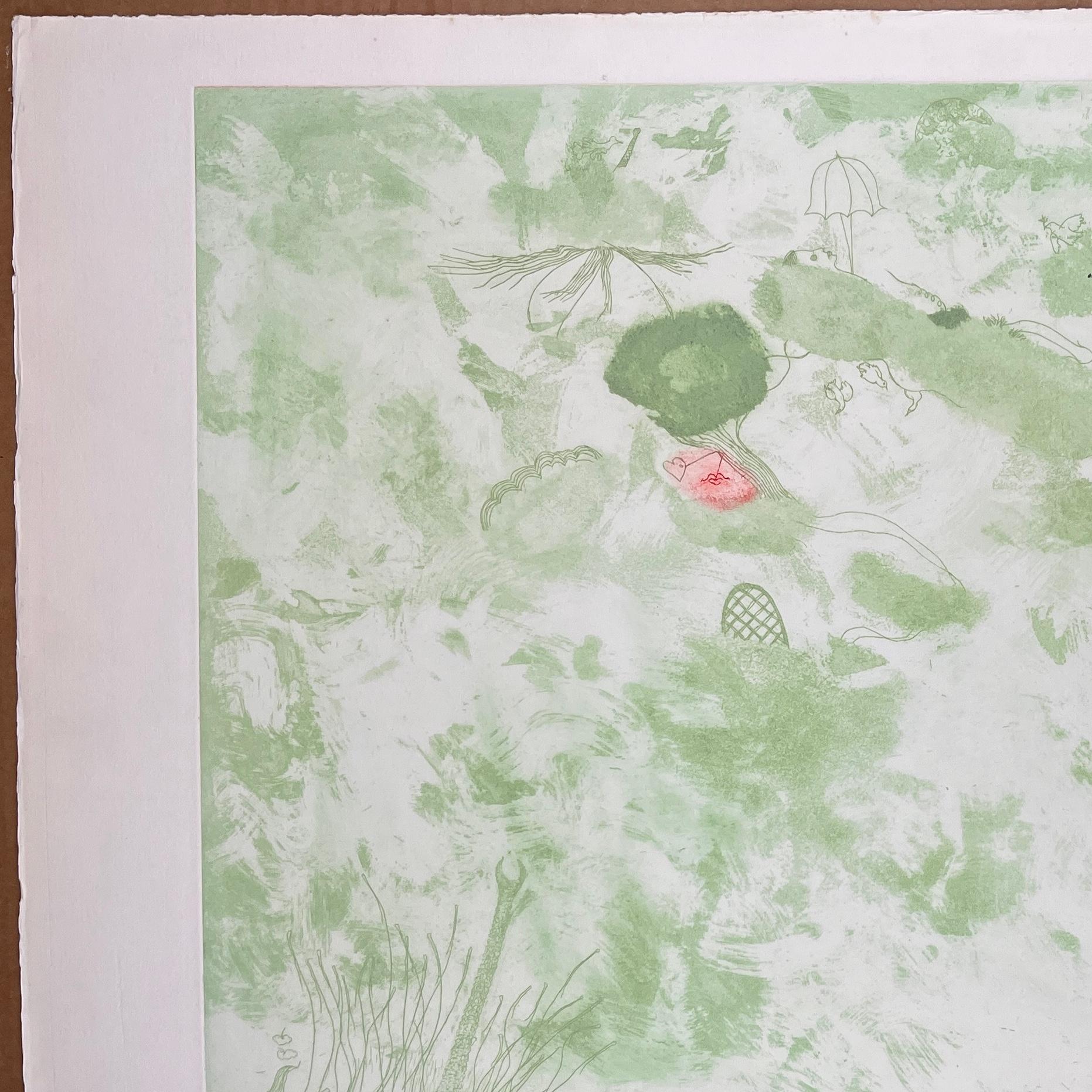 Robert Smith (Stati Uniti, 1944)
'Cambiamenti con il vento', 1972
Incisione
21,7 x 29,6 pollici (55 x 75 cm)
Edizione di 75
Non incorniciato
ID: SMI1158-003-075
Firmato a mano dall'autore