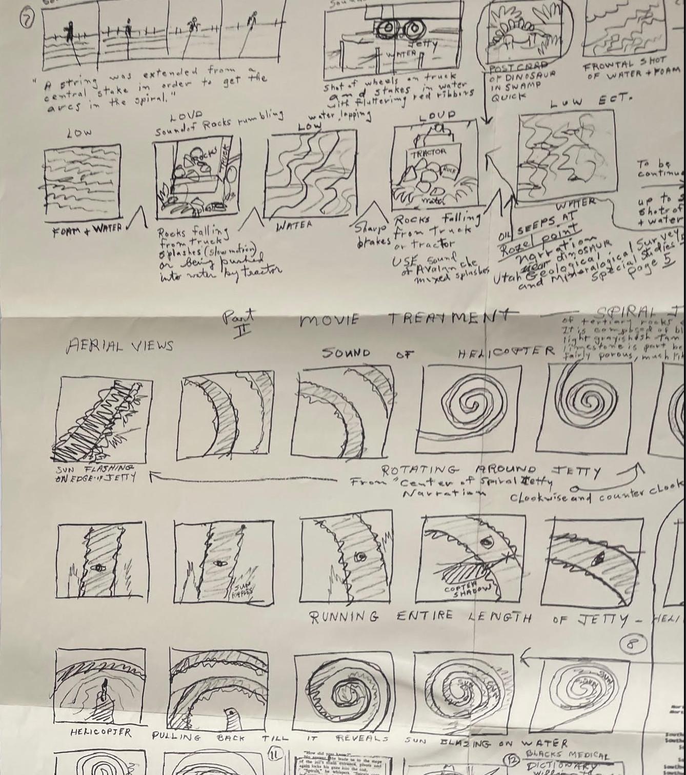 Robert Smithson, Movie Treatment for Spiral Jetty, historic Dwan Gallery print For Sale 1