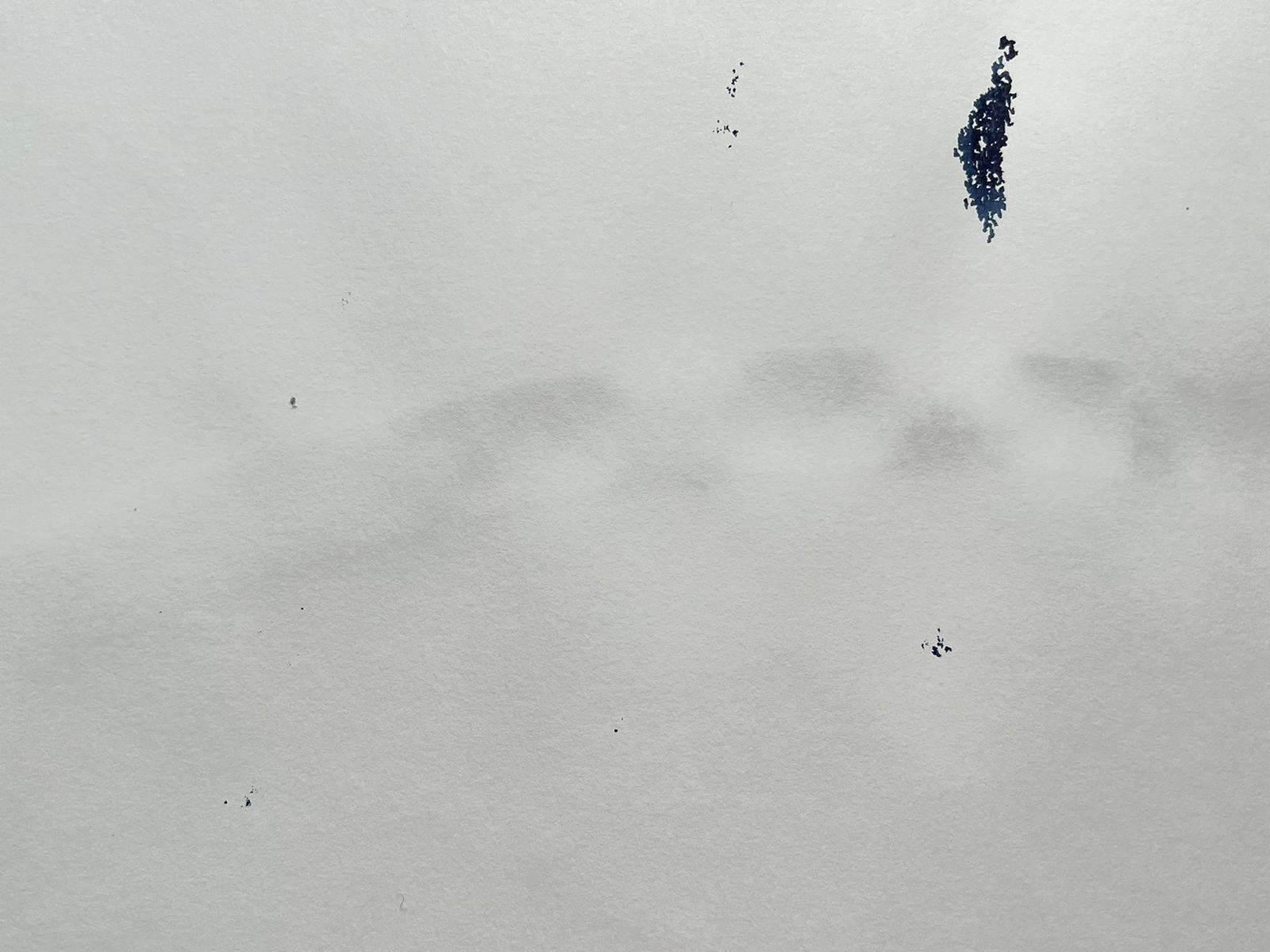 Abstrakte Komposition (c.2022)
von Robert Somerton, Brite, geboren 1972. 
Tusche/Aquarell auf Kunstdruckpapier, ungerahmt
Größe: 9,5 x 12,5 Zoll
Zustand: ausgezeichnet
