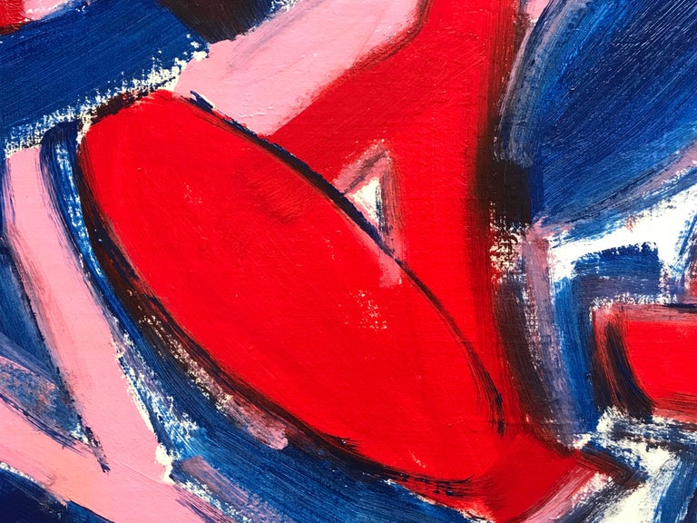 Robert Somerton Fine British Abstract Original Painting Signed For