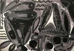 Stunning British Abstract Huge Original Painting on Canvas