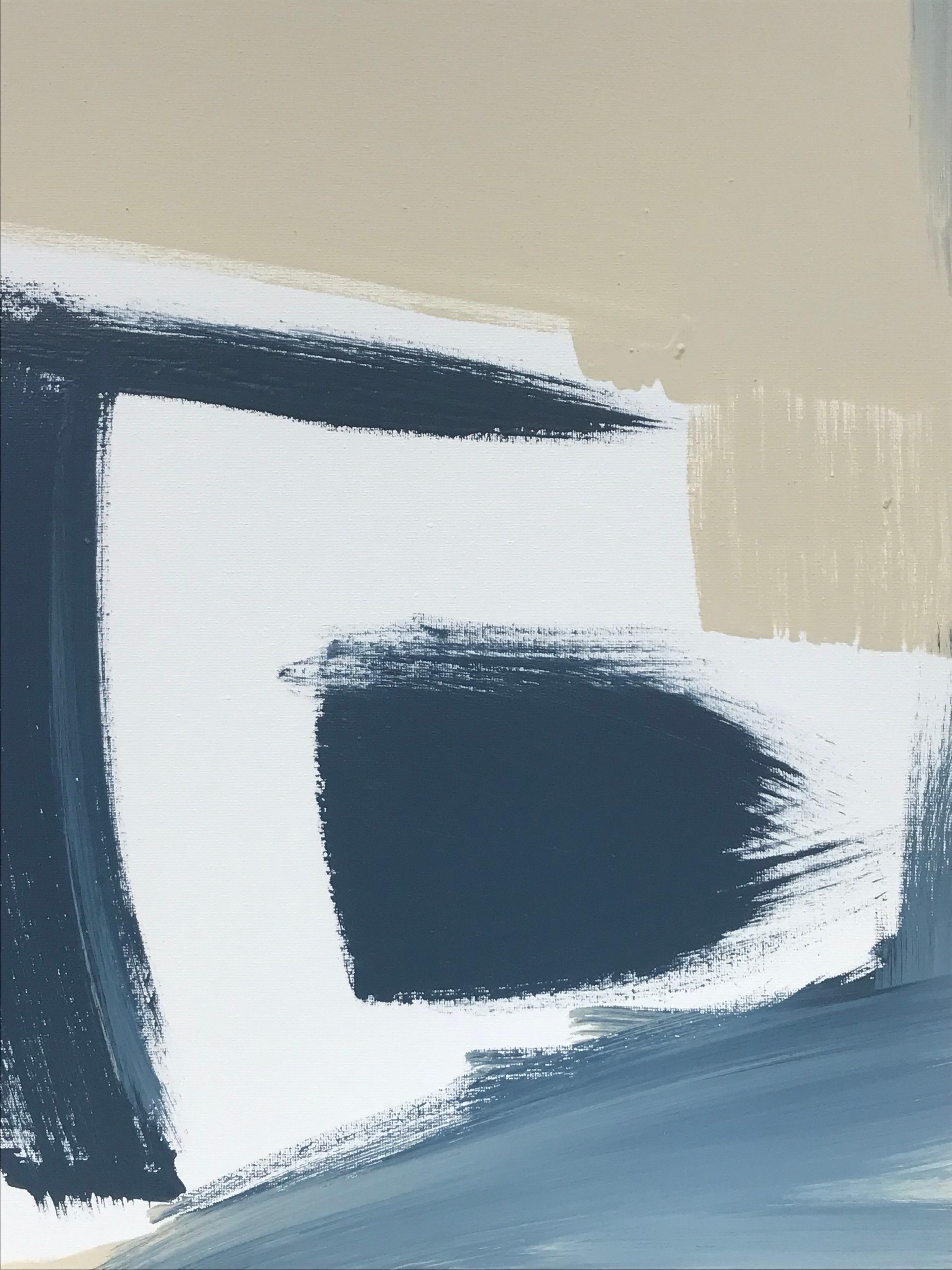 Splendido dipinto originale astratto britannico - Painting Espressionismo astratto di Robert Somerton