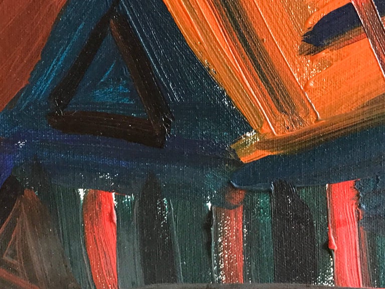 Robert Somerton Stunning British Abstract Original Painting Signed For Sale at 1stDibs