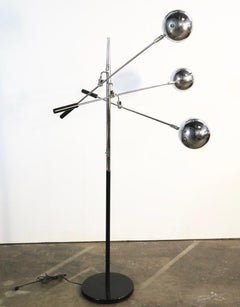 Robert Sonneman Lampadaire 3 bras réglable Eyeball