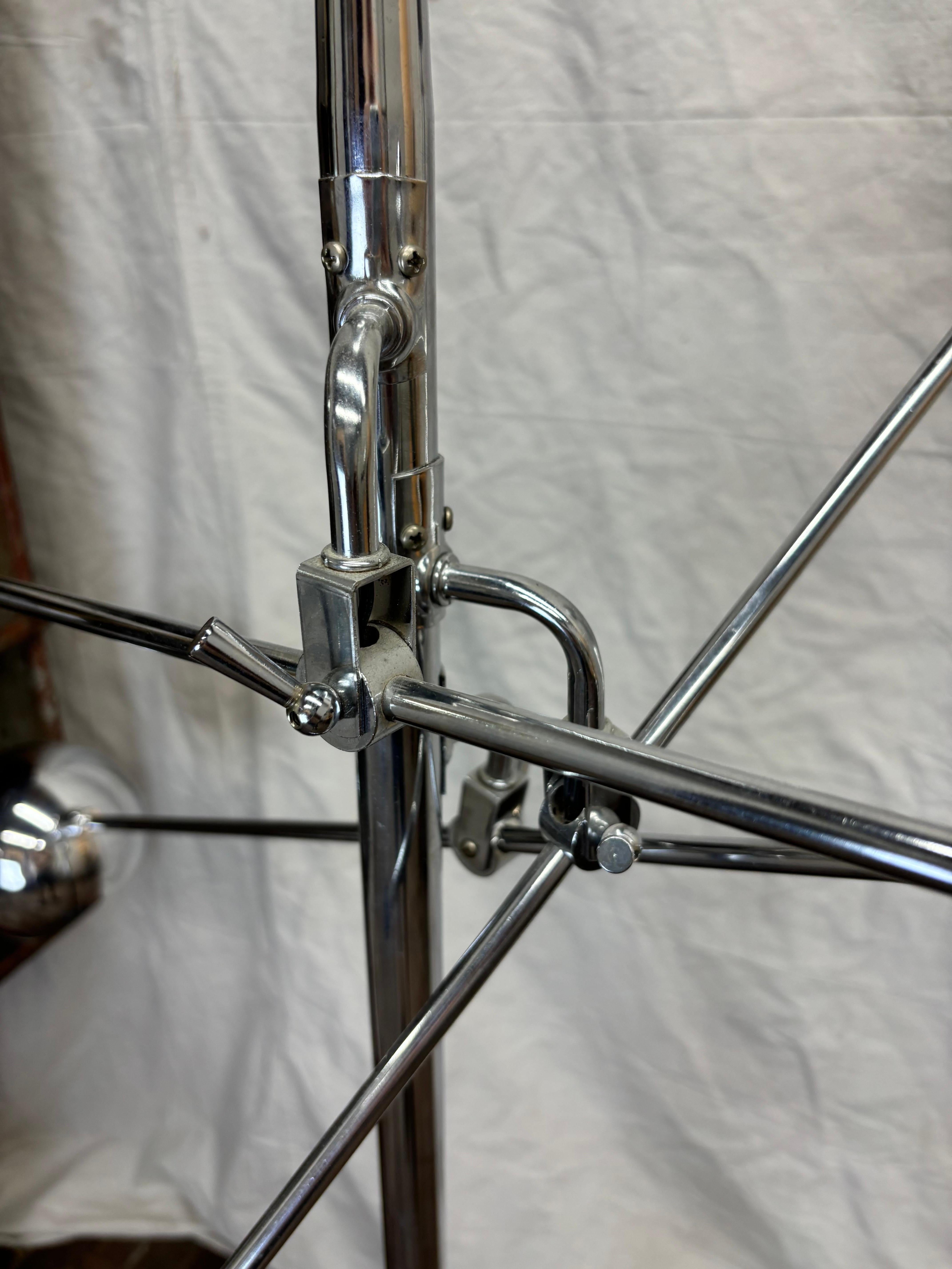 Robert Sonneman 3 Arm Atomic Chrome Ball Floor Lamp 2