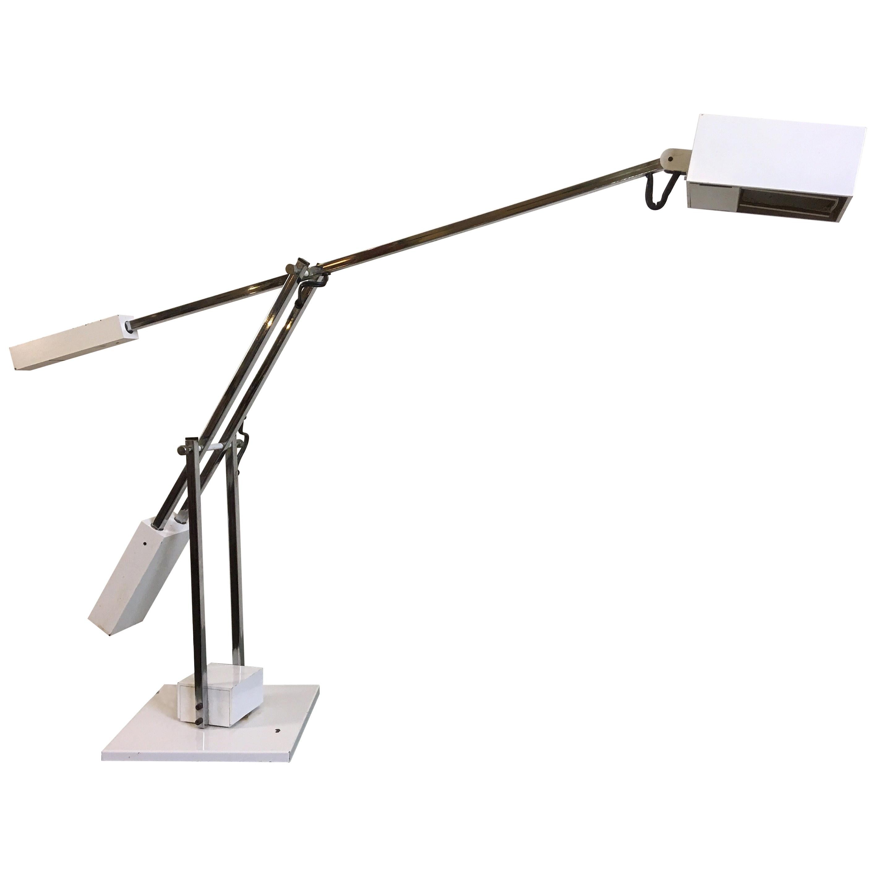 Robert Sonneman Architectural 1970s Desk Lamp