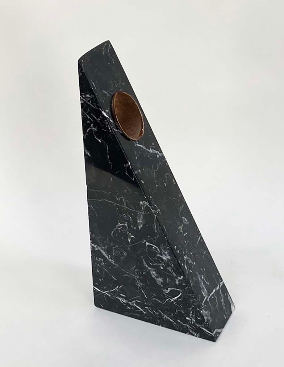 Tisch- oder Schreibtischlampe aus Messing und Marmor von Robert Sonneman für George Kovacs im Angebot 3