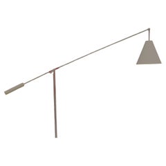 Robert Sonneman Counter Balance Articulating Floor Lamp, Circa 1960
