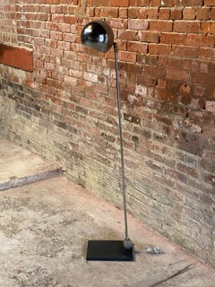 Robert Sonneman Chrome Articulating Eyeball Floor Lamp