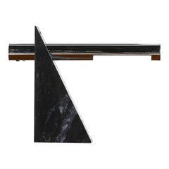 Robert Sonneman for George Kovacs Lampe de bureau en marbre et chrome