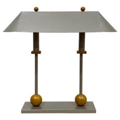 Robert Sonneman for George Kovacs Memphis Style Post Modern Bankers Desk Lamp