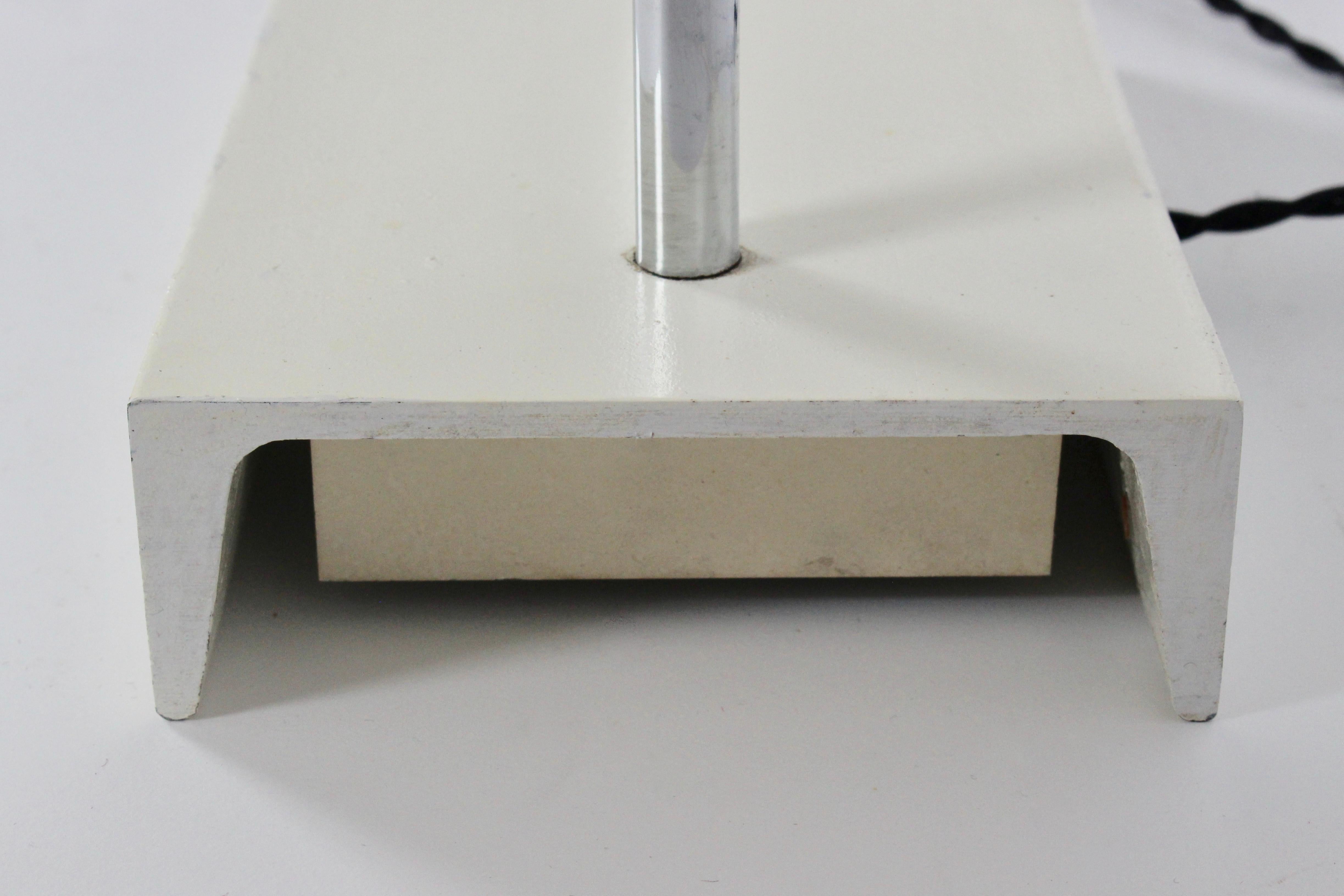 Robert Sonneman for Kovacs Off-White Double Head Cube Shade Desk Lamp, C. 1970 en vente 2