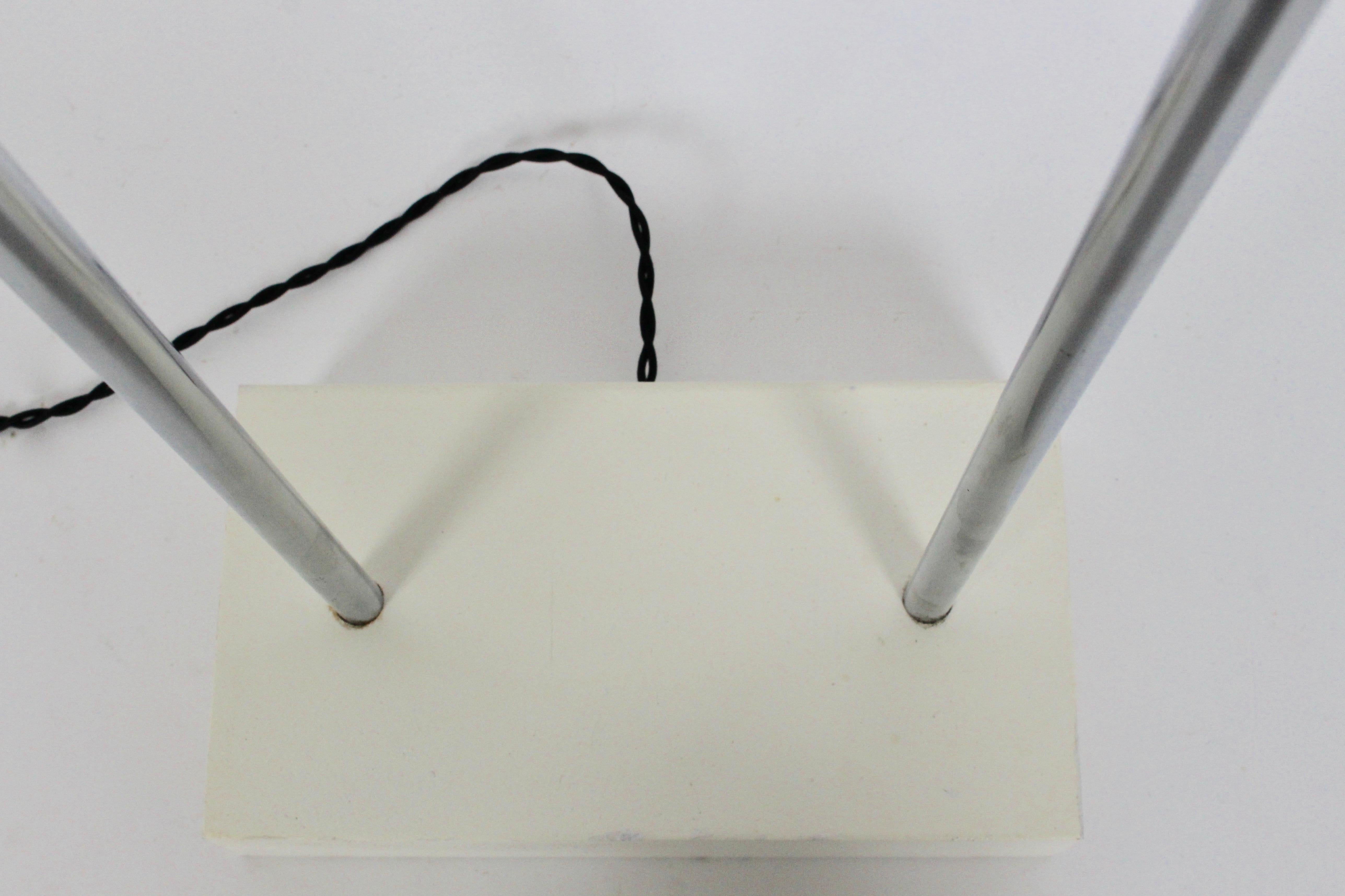 Robert Sonneman for Kovacs Off-White Double Head Cube Shade Desk Lamp, C. 1970 en vente 4