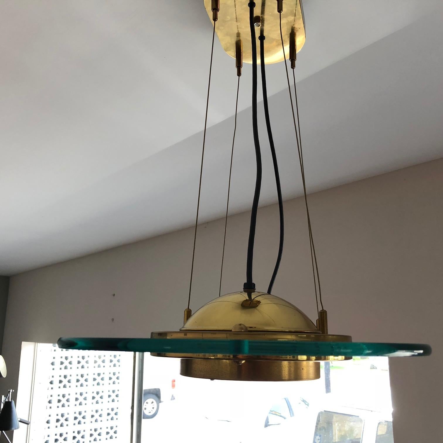 Lampadario Orbit di Robert Sonneman per George Kovacs, 1987 in vendita 2