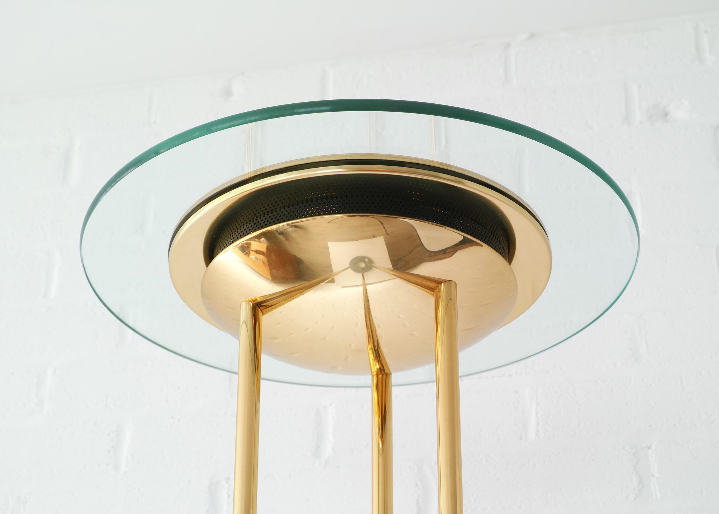 American Robert Sonneman for George Kovacs Torchiere Floor Lamp For Sale