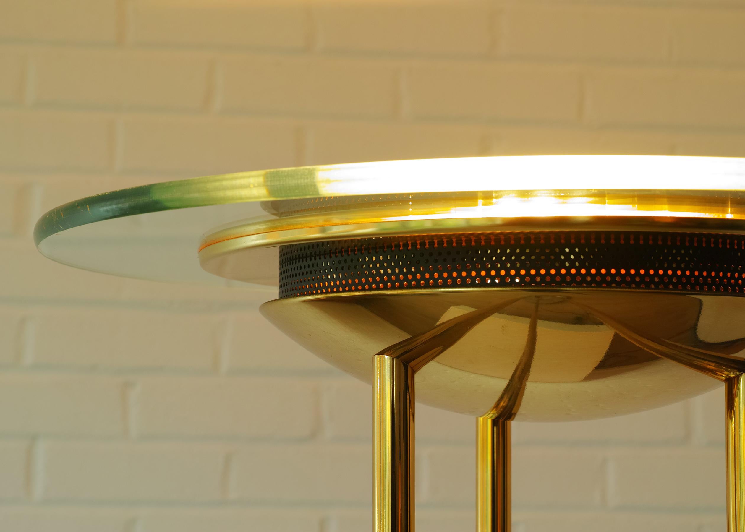 Late 20th Century Robert Sonneman for George Kovacs Torchiere Floor Lamp For Sale