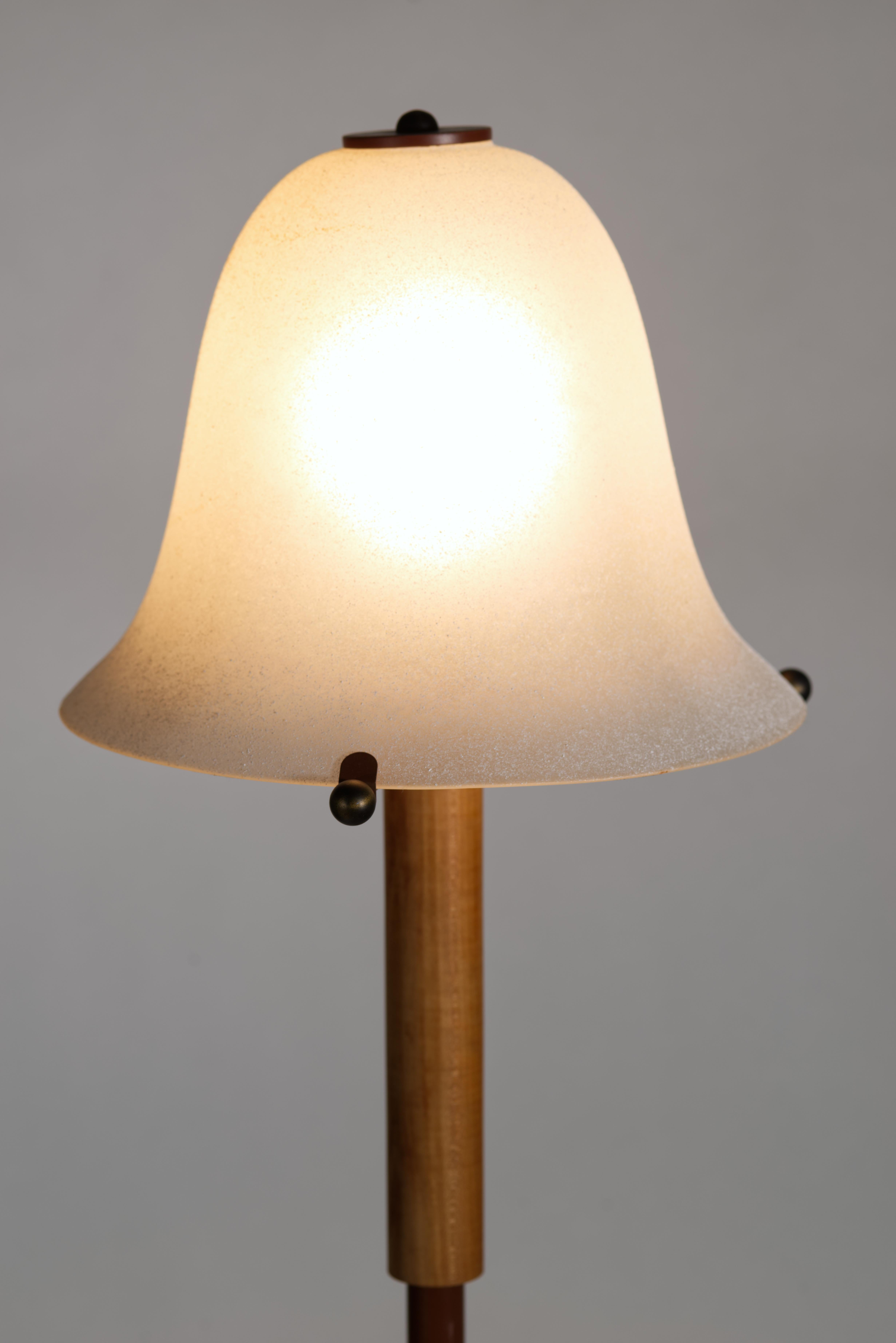 Robert Sonneman for George Kovacs Floor Lamp Torchiere In Good Condition For Sale In Clifton Springs, NY