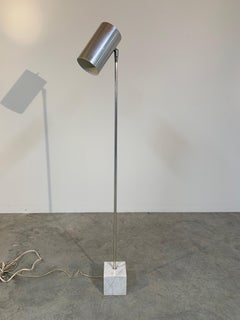Robert Sonneman for Kovacs Marble Cube Floor Lamp, 1960s