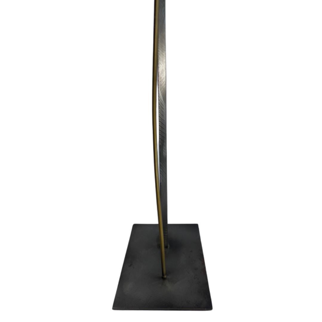 Welded Robert Sonneman for Kovacs Post-Modern Floor Lamp For Sale