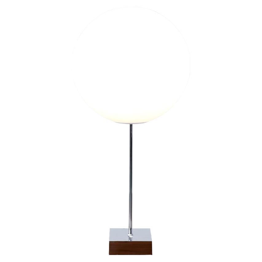 Robert Sonneman "Lollipop" Chrome Table Lamp For Sale