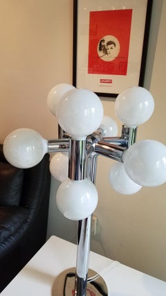 Robert Sonneman Midcentury Chrome Bubble Lamp, 1960s