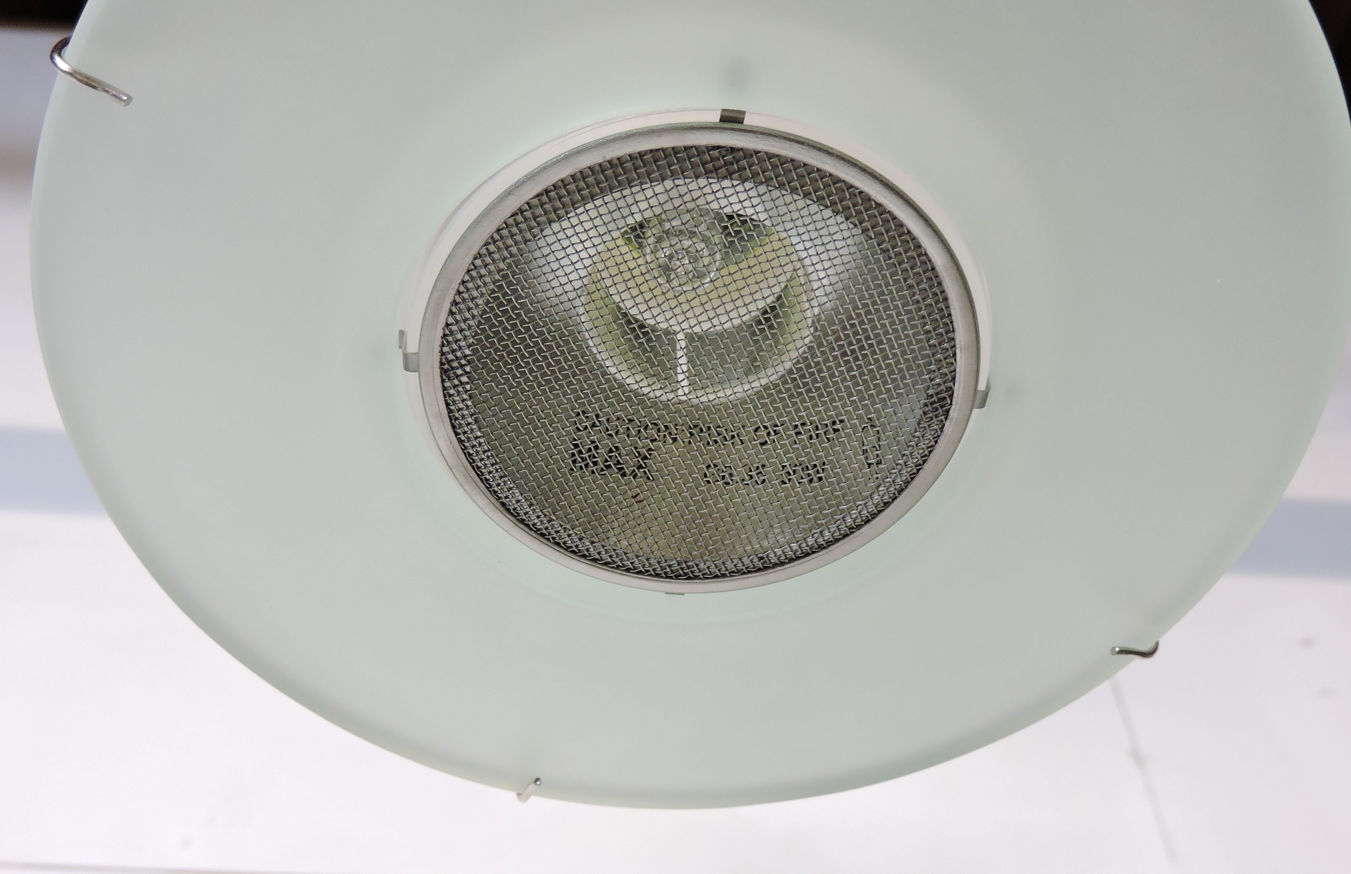 Brushed Robert Sonneman NOS Ventilator Series Postmodern Pendant Light For Sale