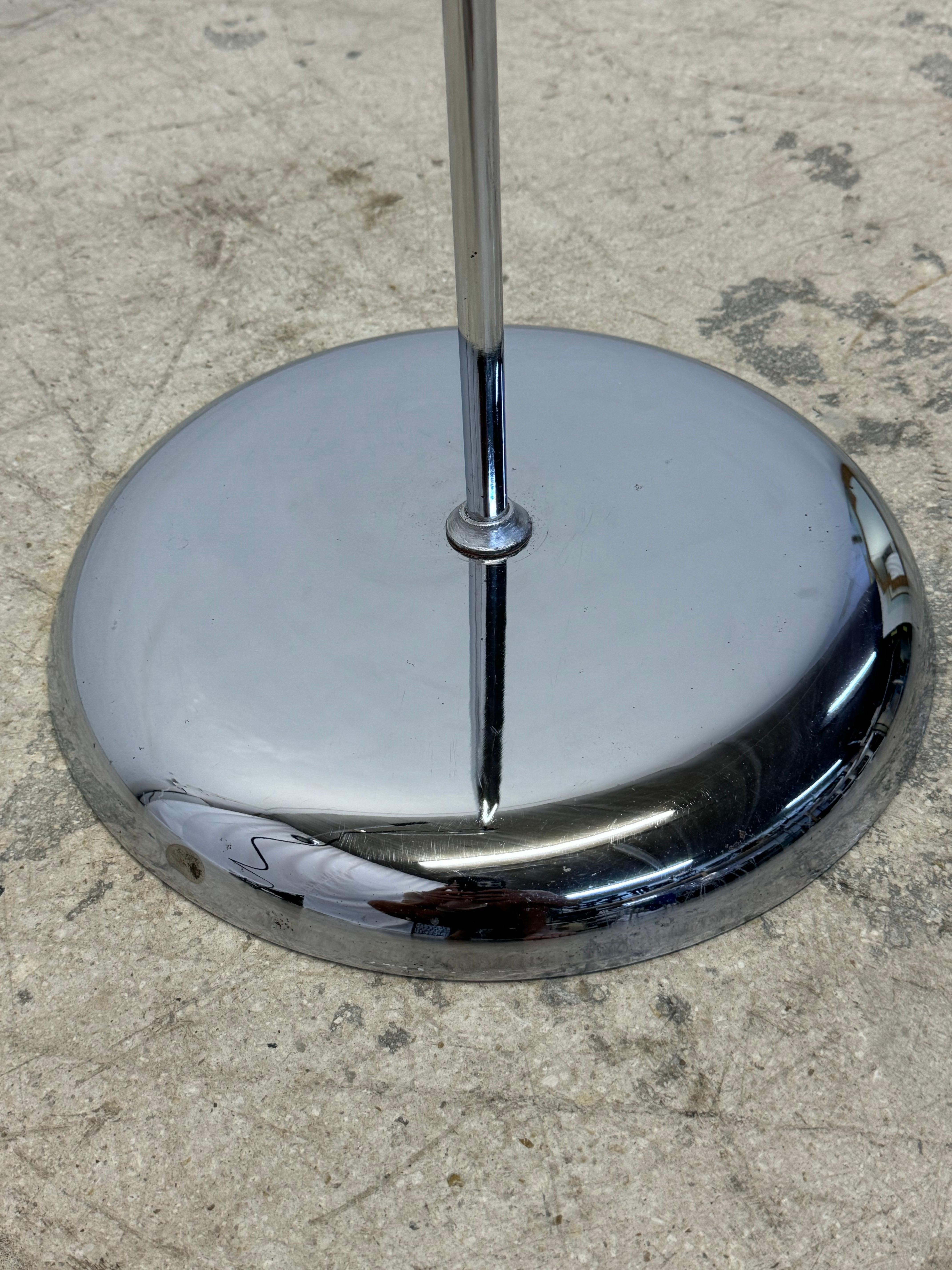 Robert Sonneman Orbiter Chrome Arc Adjustable Floor Lamp, 1970s 7