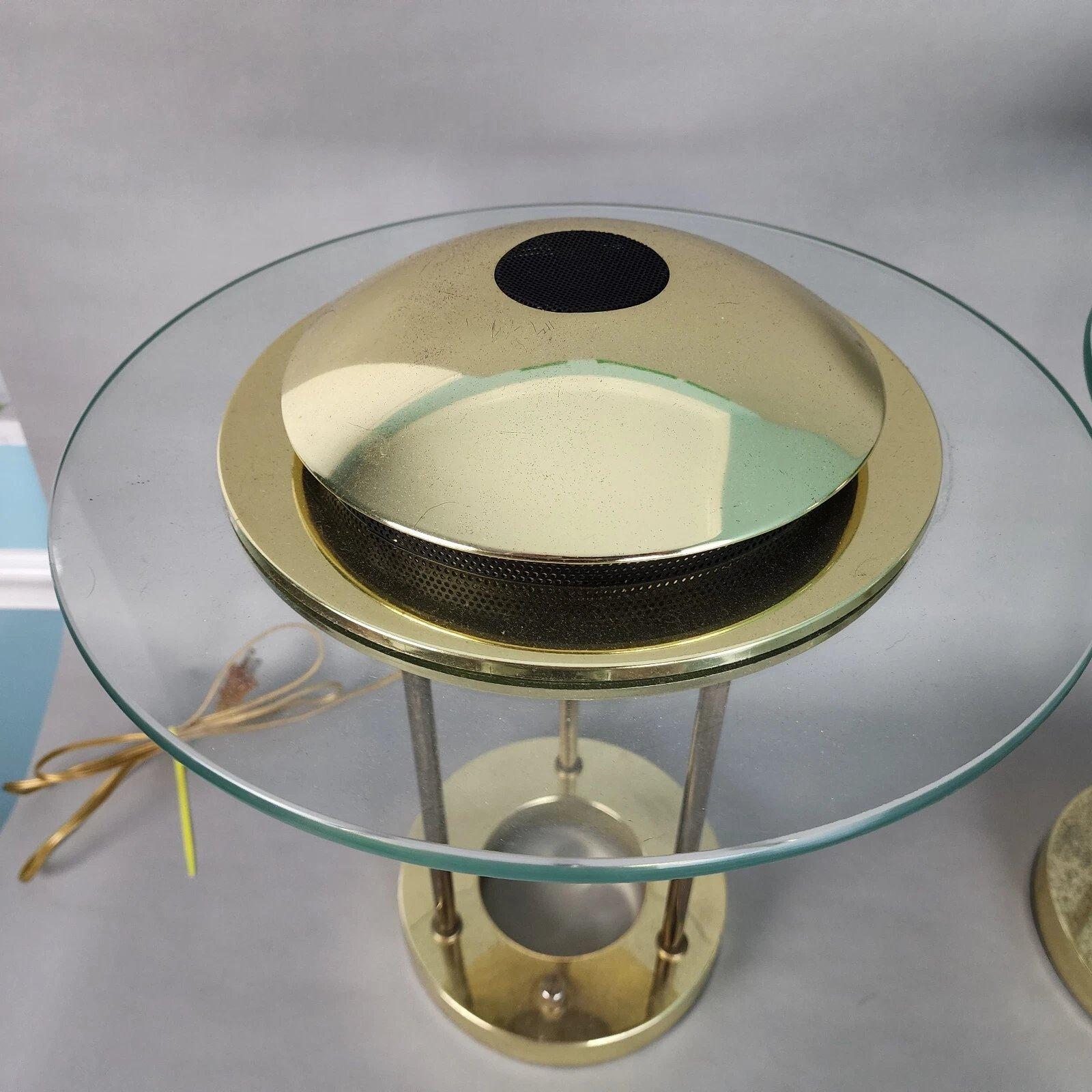 Robert Sonneman Saturn Desk Table Lamps Pair For Sale 4