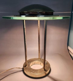 Robert Sonneman Saturn Desk Table Lamps Pair