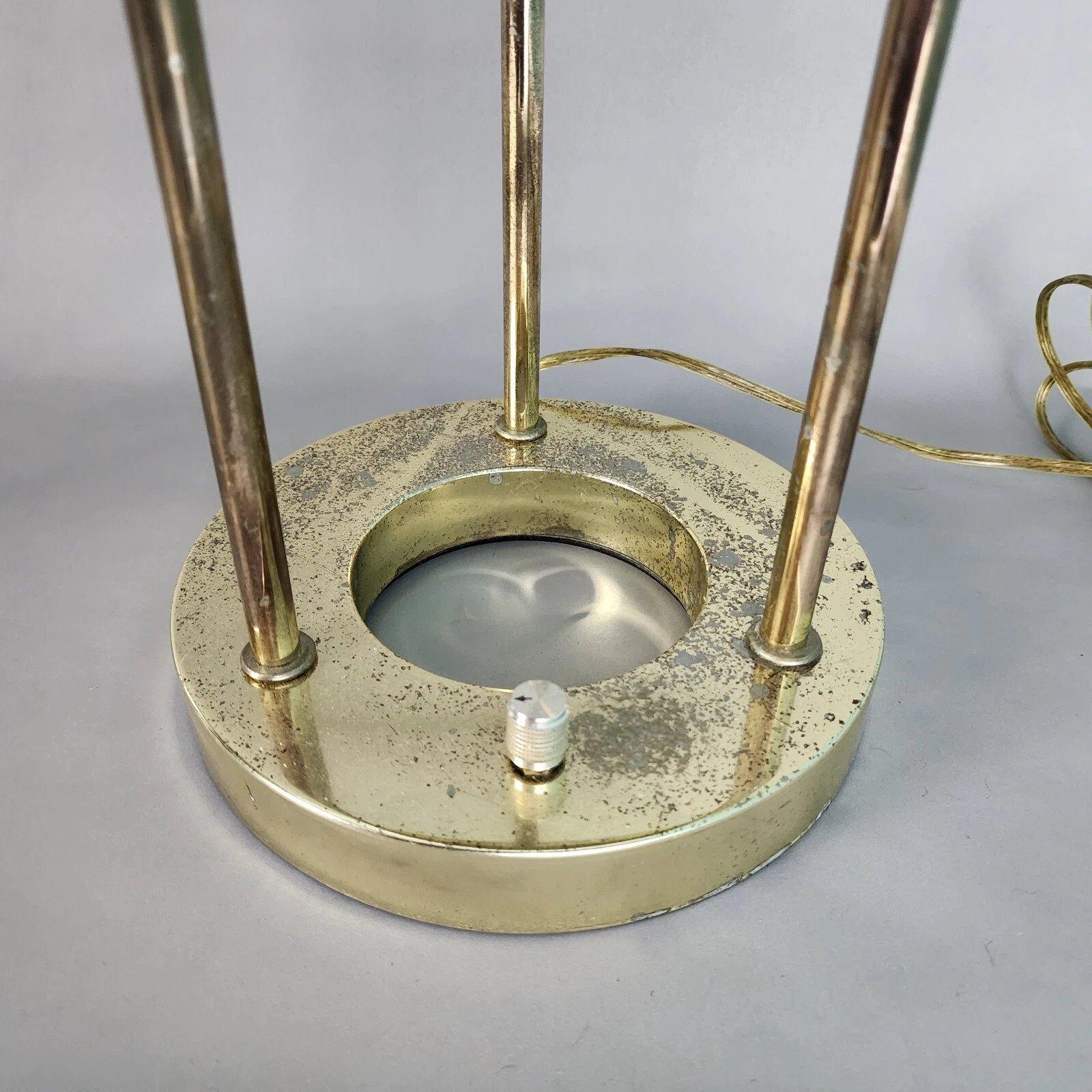 Robert Sonneman Saturn Desk Table Lamps Pair For Sale 1